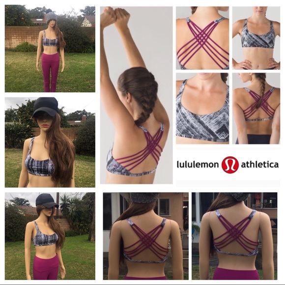 lululemon athletica Other - EUC Lululemon Free To Be Bra Heat Wave/Regal Plum